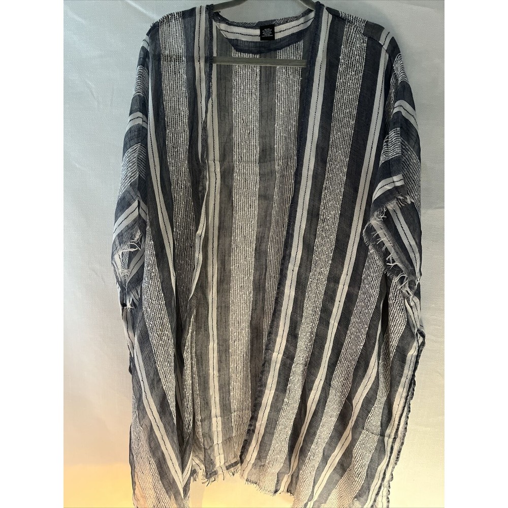 Open Front Shawl Kimono Shrug Jacket Coverup Lightweight  One Size Fits Most